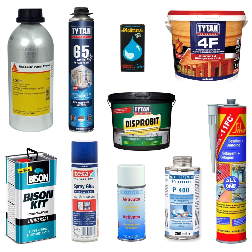 Spume, adezivi, etansanti